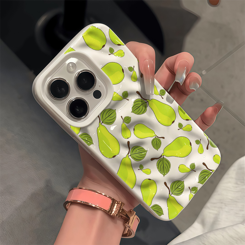 3D Printing Iphone - Coque de téléphone motif poire pour