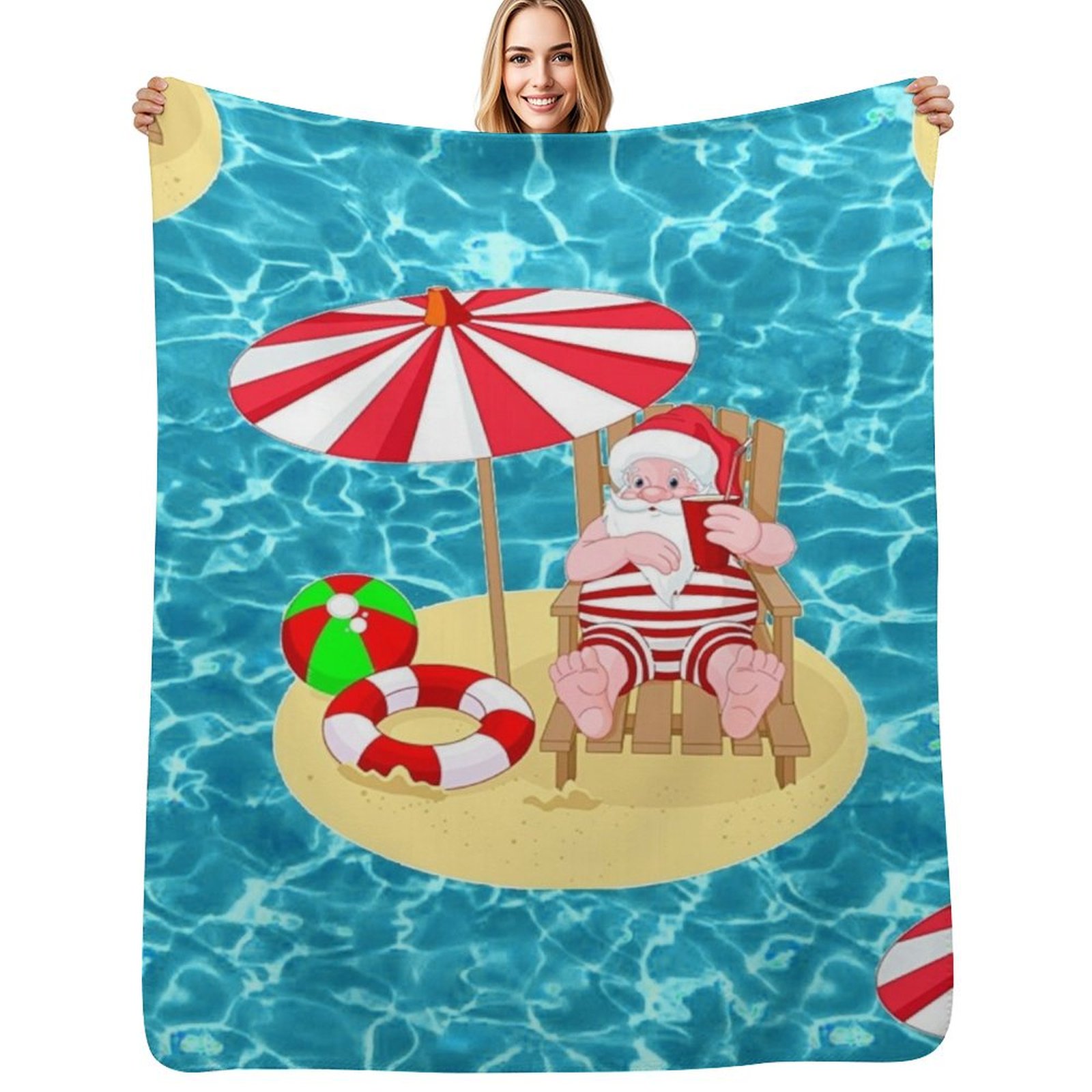3D Printing Xmas Ideas - Couverture décorative de Noël, plage, Père