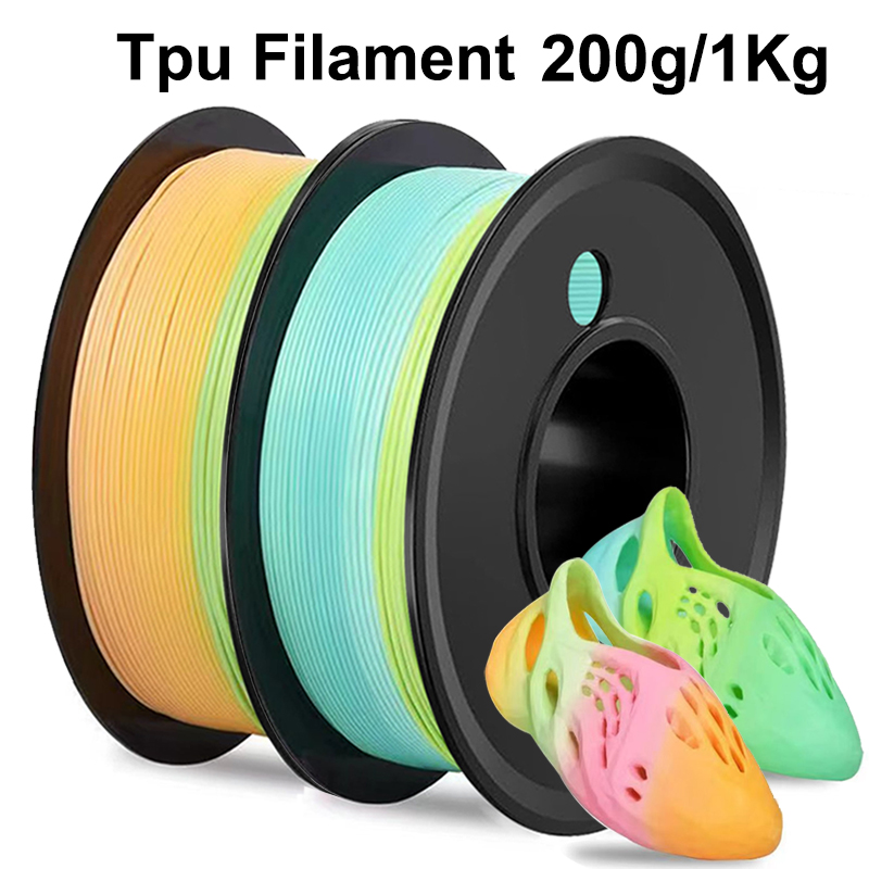 Tpu Flexible Filament - Filament Flexible arc-en-ciel TPU 200g 1Kg,