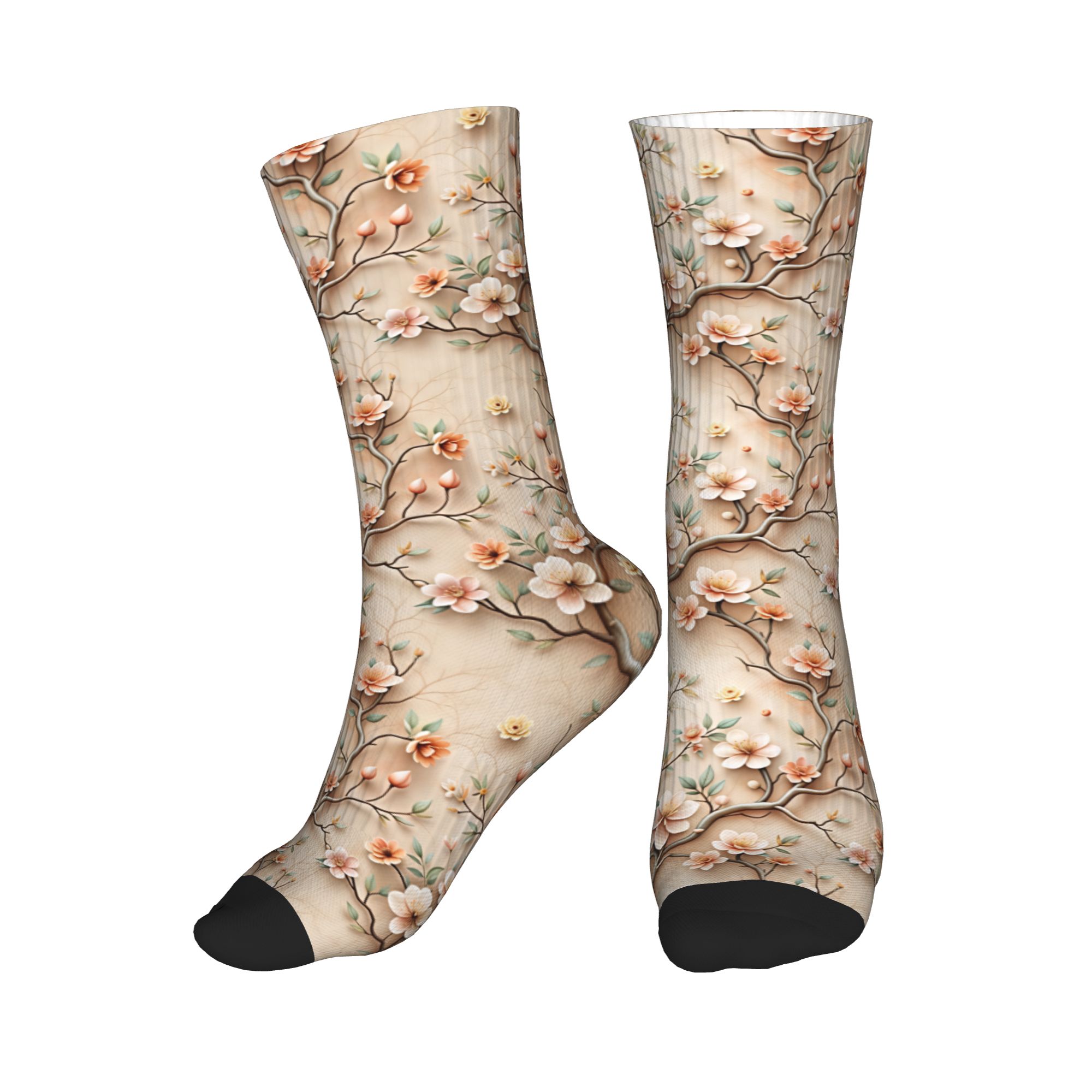 3D Printing Clay - Chaussettes unisexes amusantes à imprimé 3D