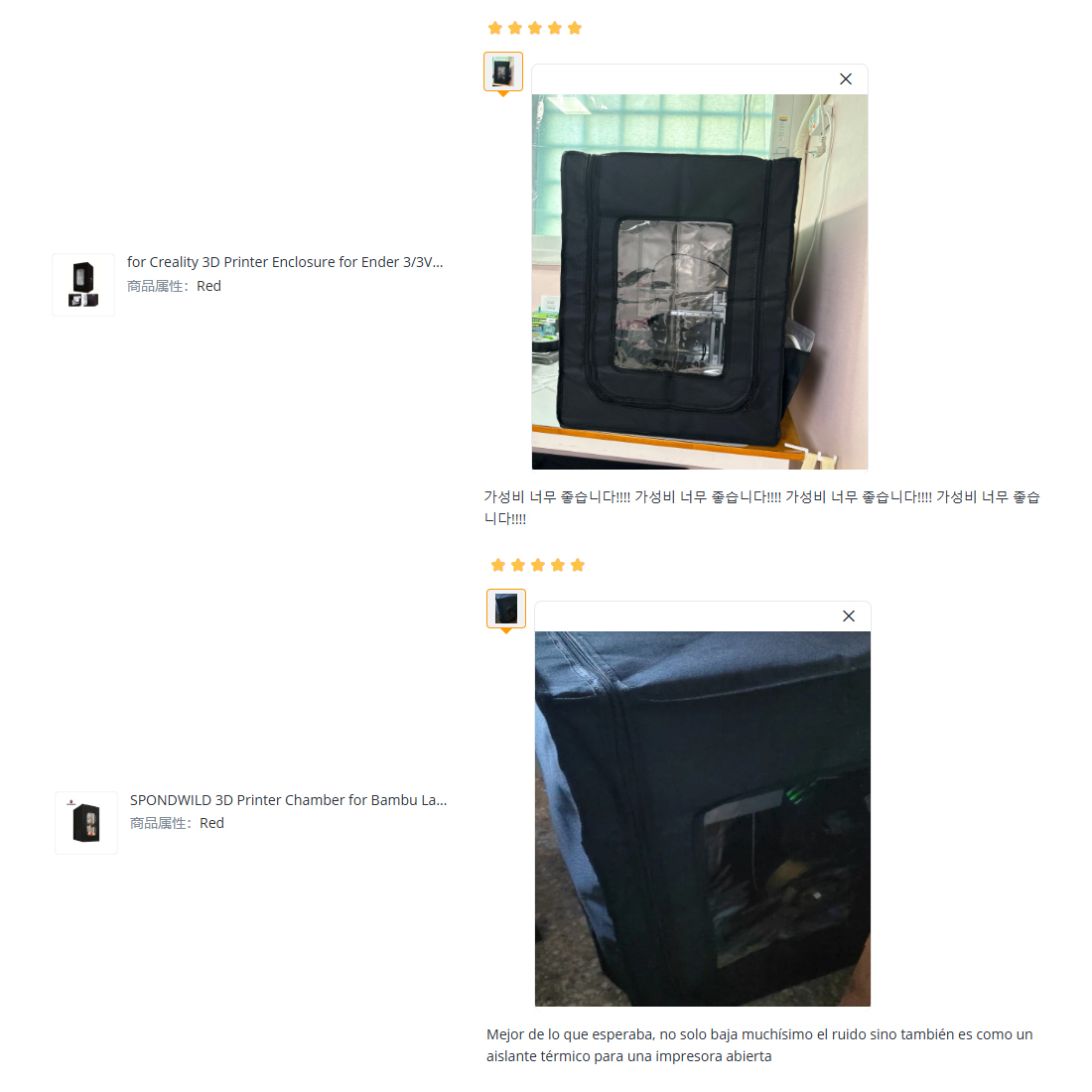 SPONDWILD Chambre d'imprimante - 3D Printer Enclosure Frame avis et prix