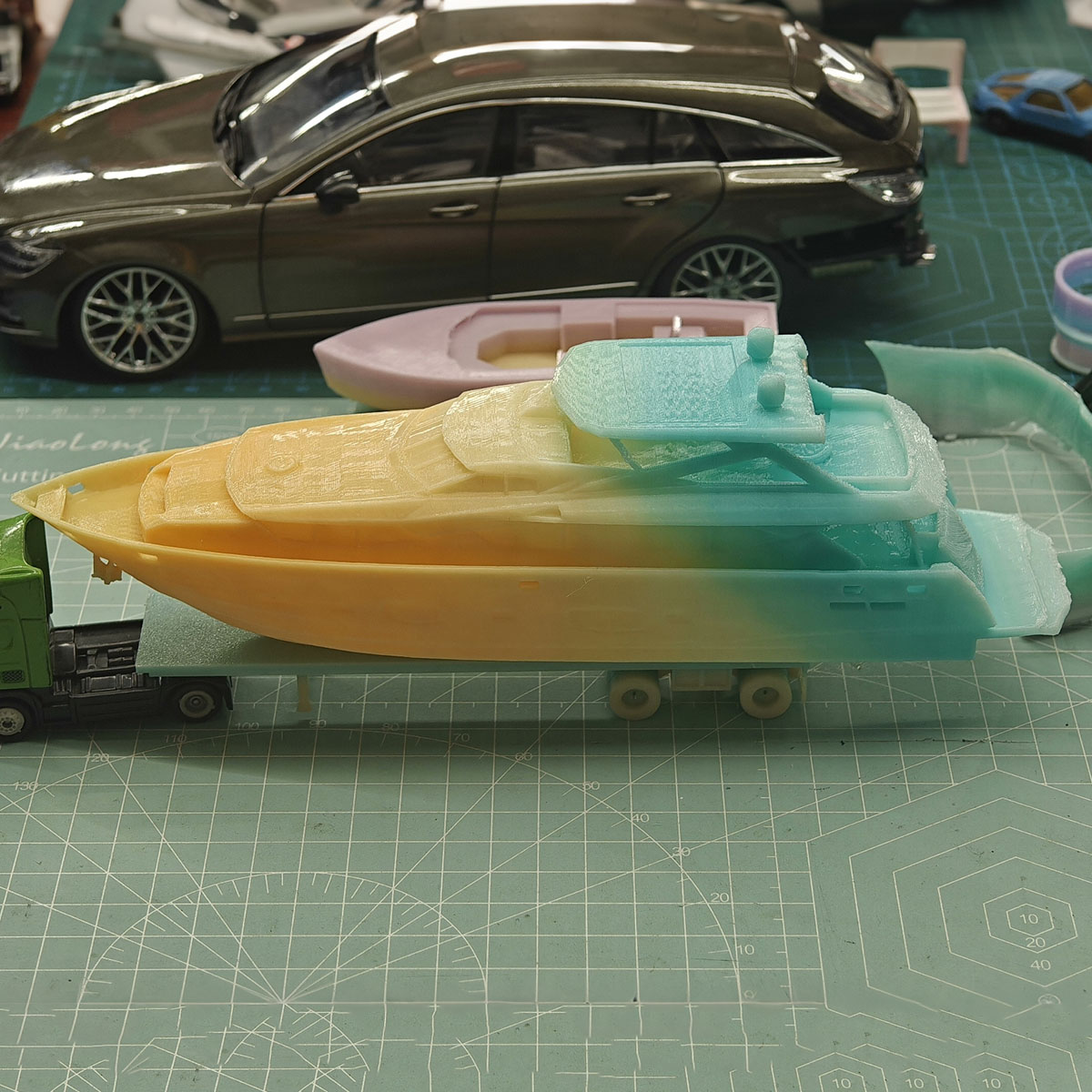 Modèle de Yacht de Luxe Miniat - 3D Printing One Piece avis et prix