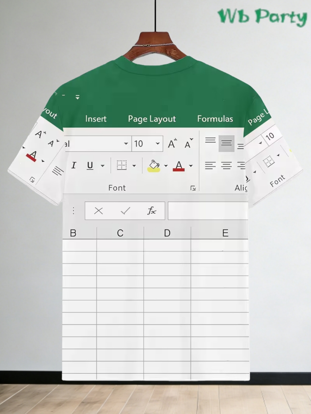 T-Shirt Excel décontracté pour - 3D Printing Online Service avis et prix
