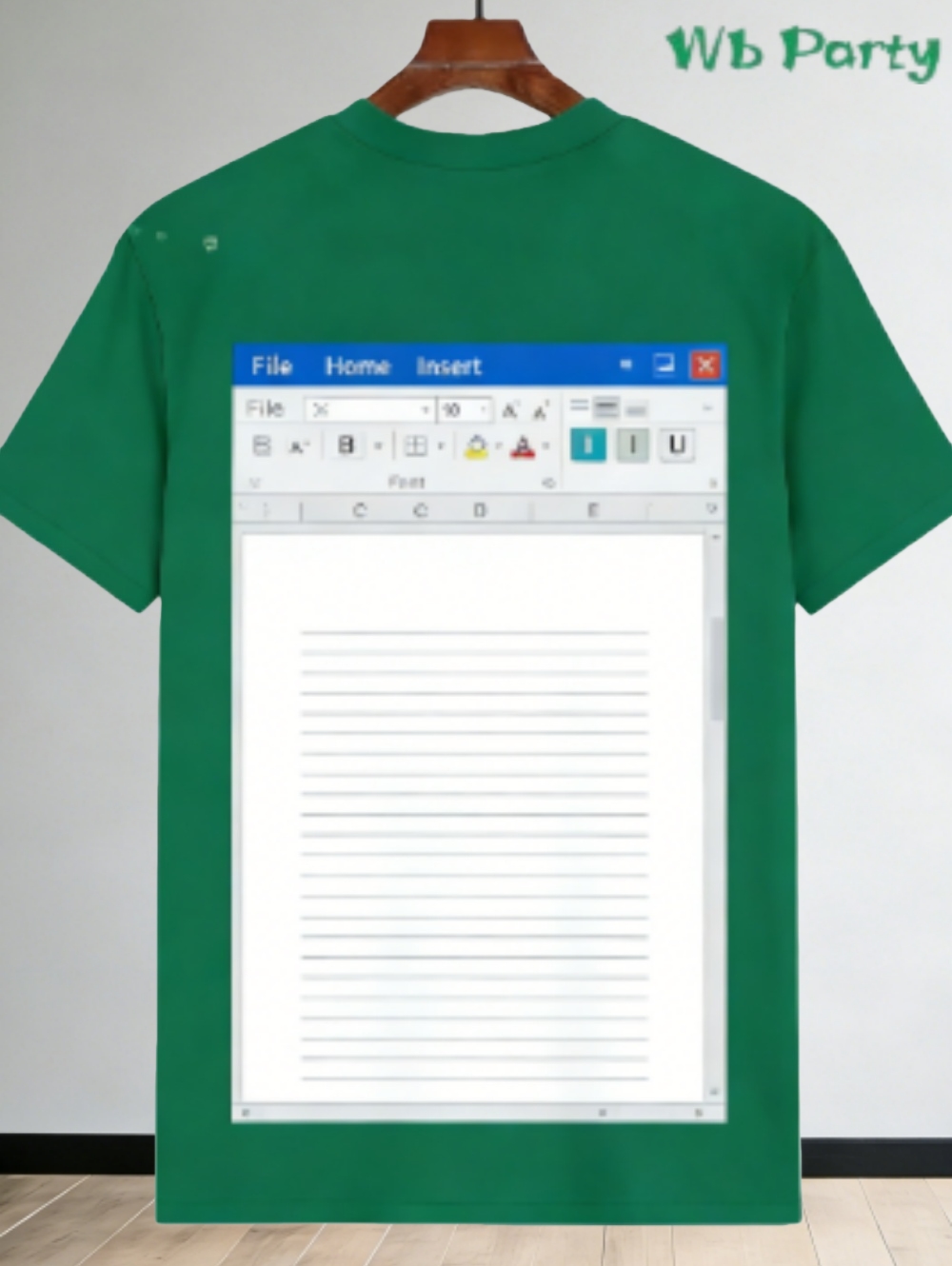 T-Shirt Excel décontracté pour - 3D Printing Online Service avis et prix