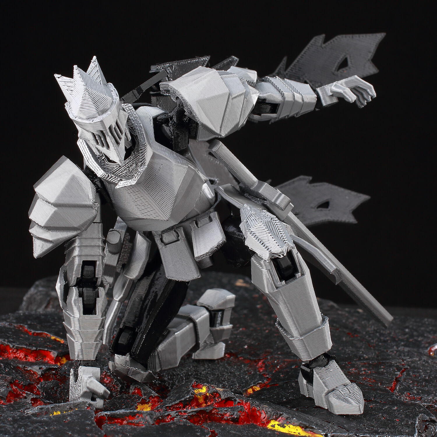 ​ 9L3D Lucky13 Silver Knight R - 3D Printing Online Service avis et prix