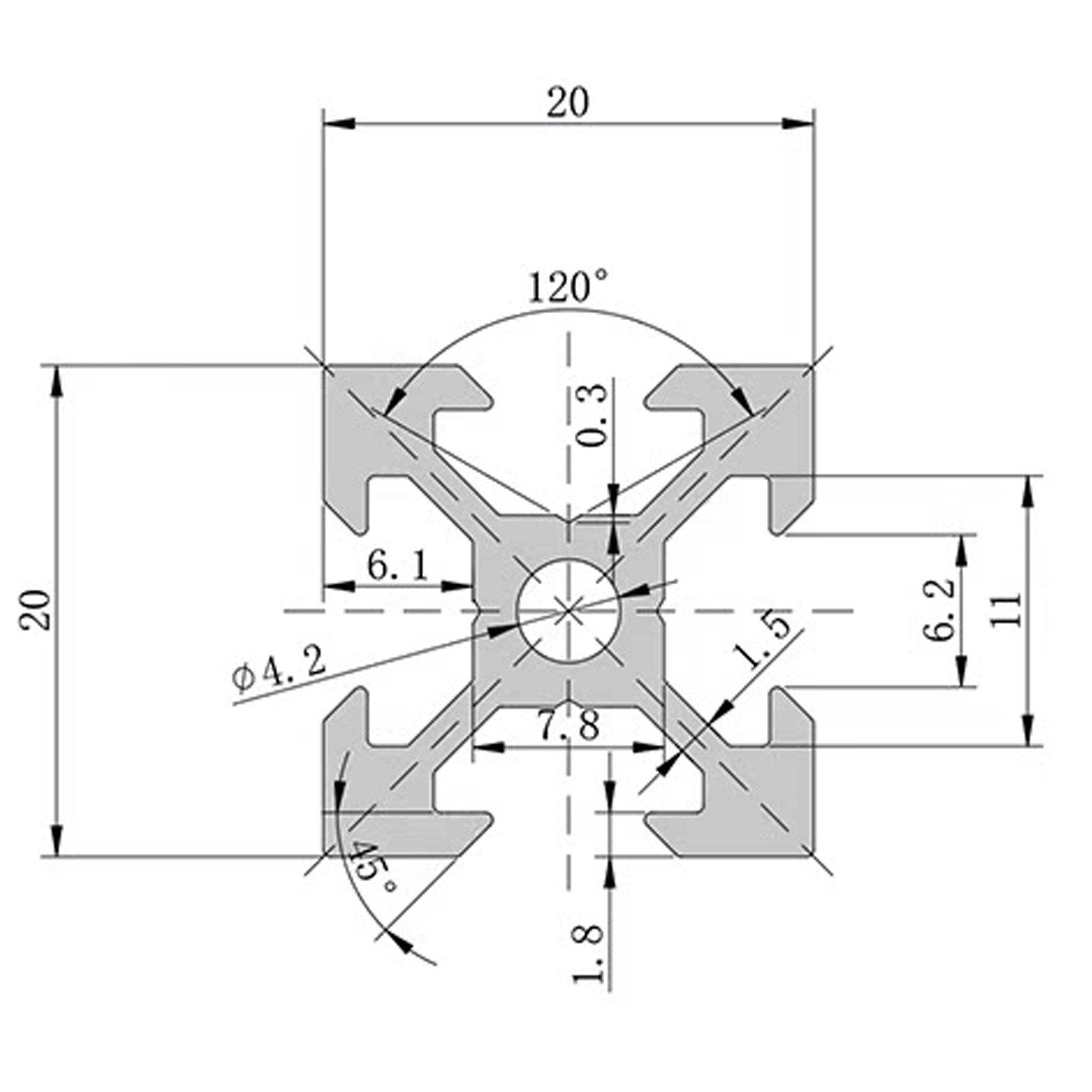 Profilé linéaire en aluminium  - 3D Printer Enclosure Frame avis et prix